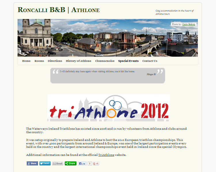 Bed And Breakfast Athlone Bed And Breakfast Athlone